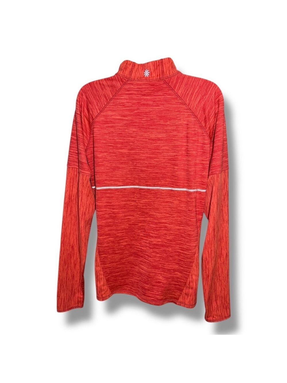Athleta Women's Half Zip Running Pullover Coral Size XL - Picture 4 of 6